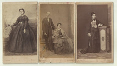 Lot 3 fotografii pe carton C.Diel, A.Panits Craiova - secolul XIX foto
