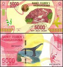 Madagascar 5 000 Ariary 2017 UNC