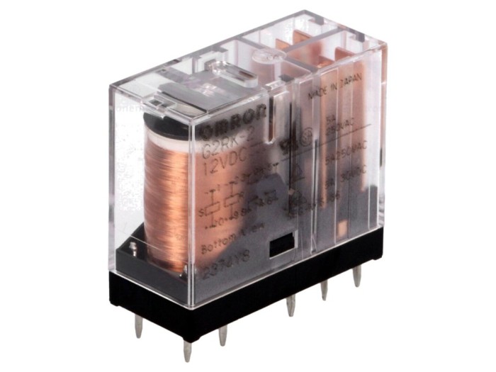 Releu electromagnetic DPDT 12V DC