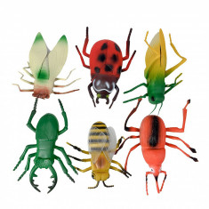 Set figurine - insecte mari de jucarie pentru copii,6 piese foto