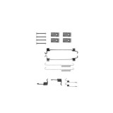 Set accesorii reparatie saboti frana Delphi LY1119, parte montare : Punte Spate