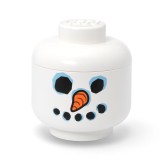 LEGO Cutie depozitare L cap minifigurina LEGO - Om de zapada Quality Brand