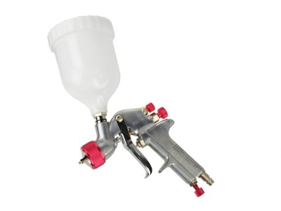 Pistol de vopsit cu rezervor HVLP 1,4mm 600ml, GEKO G01181 foto