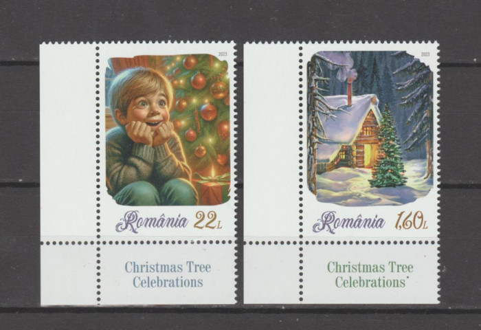 ROMANIA 2023 SERBARILE BRADULUI Serie 2 timbre LP.2446 MNH**