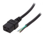 Cablu Alimentare IEC C19 Mamă 5m Negru 3G1.5mm2