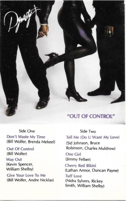 Casetă audio Dynasty &amp;lrm;&amp;ndash; Out Of Control, originală foto