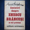 Amintiri despre Enescu, Brancusi si alti prieteni - Marcel Mihalovici - Biografii, Memorii