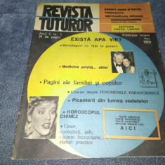 REVISTA REVISTA TUTUROR NR 1 1991