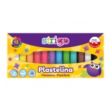 Set 12 batoane plastilina, 12 culori set