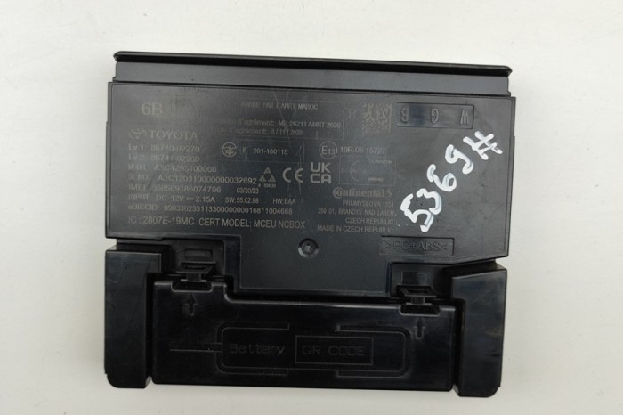 Unitate de control telefon TOYOTA C-HR _X2_, _H2_ 2023 OEM: 86740-02270,86741-02200,A3C1203100000 | 30754807