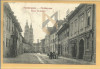 CARTE POSTALA &quot;SIBIU-STRADA MACELARILOR&quot;, 1910, Alb/Negru, Circulata!