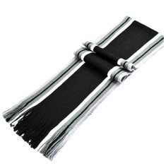 Fular barbatesc Duo negru