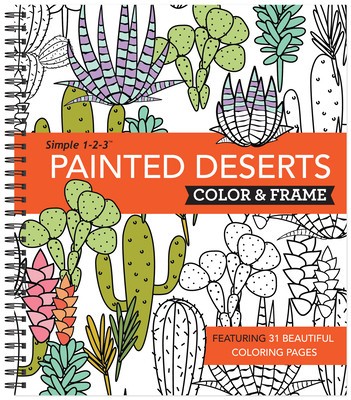 Color and Frame Painted Deserts foto