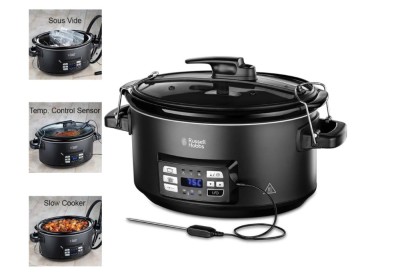 Oala Pentru Gatit Lent Russell Hobbs 25630-56, termometru inclus, negru - RESIGILAT foto