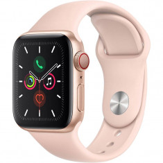 Smartwatch Apple Watch Series 5 GPS Cellular 40mm Gold Aluminium Case Pink Sand Sport Band S/M &amp;amp; M/L foto