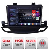 Navigatie Opel Insignia 2018- Edotec Kit-insignia19 8 core QLED 2K 16+512GB 360 Android Waze USB Navigatie Internet Youtube Radio