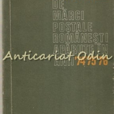 Emisiunile De Marci Postale Romanesti Aparute In Anii '74, '75, '76