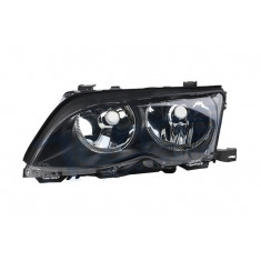 Far Bmw Seria 3 (E46), Sedan/Combi, 10.2001-06.2005, fata, Stanga, ZKW type, H7+H7+W5W; electric; rama neagra; cu motor, AL (Automotive Lighting)