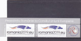 ROMANIA 2019 - PRESEDINTIA ROMANIEI LA UE - VINIETA - LP 2225 in pereche., Istorie, Nestampilat