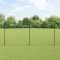 vidaXL &Icirc;ngrădire cu st&acirc;lpi Verde 1.4 x 10 m Oțel