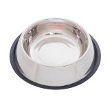 Castron din inox pentru c&acirc;ini, &Oslash;26&nbsp;cm, 2800&nbsp;ml