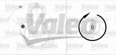 Starter AUDI A4 (8E2, B6) (2000 - 2004) VALEO 458211 foto