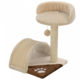 Cumpara ieftin Ansamblu pisici cu stalpi funie sisal, bej si maro, 40 cm
