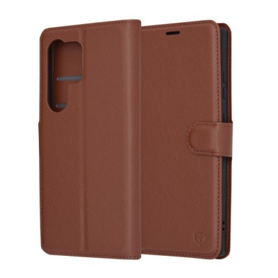 Husa pentru Samsung Galaxy S24 Ultra - Techsuit Leather Folio - Brown foto