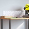 Plăci cu tablouri 2 pcs Argintiu 40 x 20 cm Aluminiu