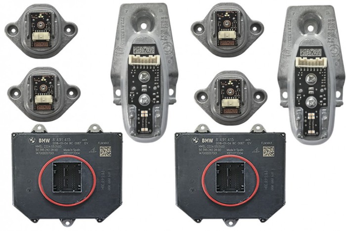 NEW OE DAYTIME RUNNING LIGHT MODULE KIT DRIVER , DIRECTION INDICATOR LASER LED BMW 7 G11 G12 63117440359