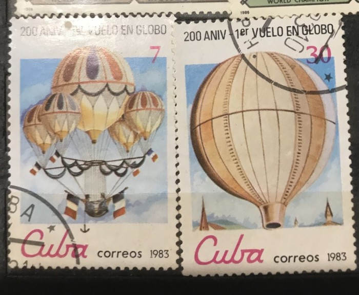 (STR3) Timbre serii Straine Cuba