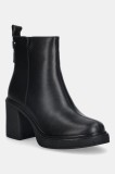 GOE cizme de piele culoarea negru, cu toc drept, SS2N4154 BLACK