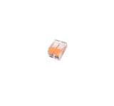 Conector legatura Doza 2 Poli, KV222-612 transparent, 35A 600V 0.5-6mm2