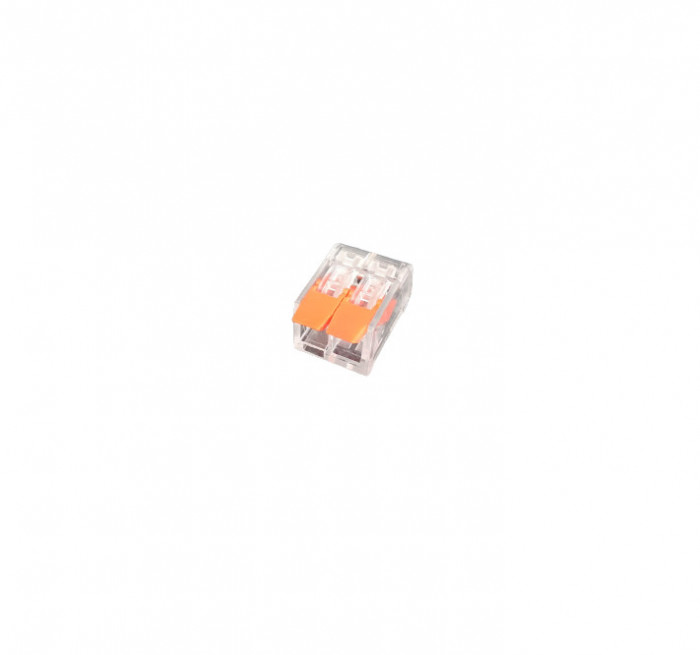 Conector legatura Doza 2 Poli, KV222-612 transparent, 35A 600V 0.5-6mm2