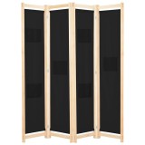 Cumpara ieftin Paravan de camera cu 3 panouri, 120x170x4 cm, textil