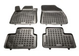 Set covorase auto din cauciuc Renault Talisman, 01.2016-, negru, presuri tip tavita, Rezaw 201924, Aftermarket