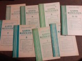 GAZETA MATEMATICA NR 1,2,3,4,5,6,8,11,12 -1986