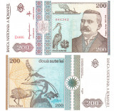 Bancnota 200 Lei 1992 UNC