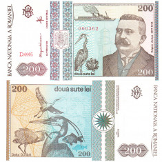 Bancnota 200 Lei 1992 UNC