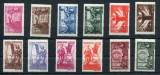 Romania 1945 Apararea Patriotica set complet 24 timbre(12 + 12) LP. 178 MNH, Nestampilat
