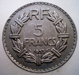 1.077 FRANTA 5 FRANCS 1933