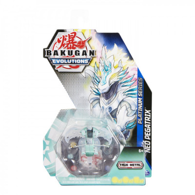 Figurina Bakugan Evolutions Platinum - Neo Pegatrix alb foto