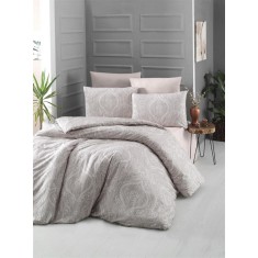 Lenjerie de pat din bumbac Valentini Bianco VKR10 Ornament Cream