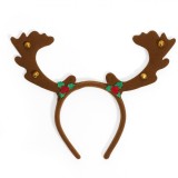 Bentită Crăciun, Model Coarne Ren, Clopoței, Maro