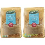 Pachet Faina Alba de Grau tip 550 Ecologica/Bio 1kg+1kg
