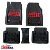 Covorașe Auto Universale TEAMCAR&reg; Safir, Set 5 Piese, Tip Tavă, Ad&acirc;ncime 3 cm, Compatibil Hatchback, Sedan, SUV