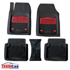 Covorașe Auto Universale TEAMCAR&reg; Safir, Set 5 Piese, Tip Tavă, Ad&acirc;ncime 3 cm, Compatibil Hatchback, Sedan, SUV