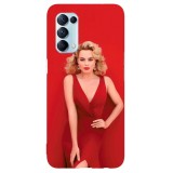Husa compatibila cu Oppo A5 (2020) model Margot Robbie, Silicon, TPU, Viceversa, Transparent, Carcasa