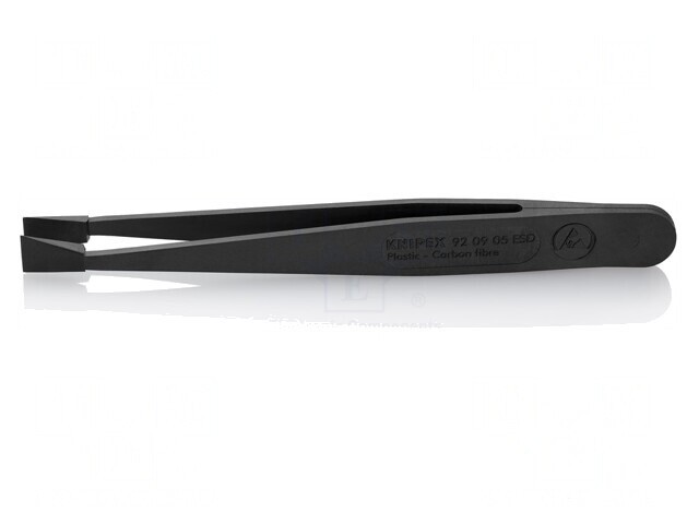 Pensetă ESD cu V&acirc;rf Trapezoidal 115mm