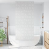 Roleta Dus vidaXL 80x240 cm, Model Stea de Mare, Gri, Impermeabila, Montare Facila